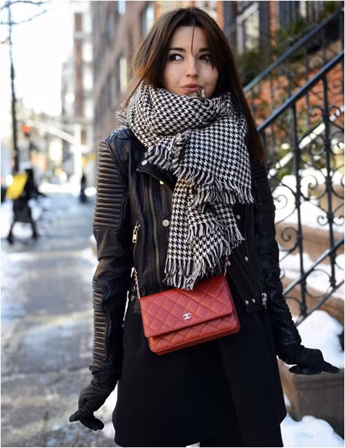 khăn quàng, mùa đông, phong cách