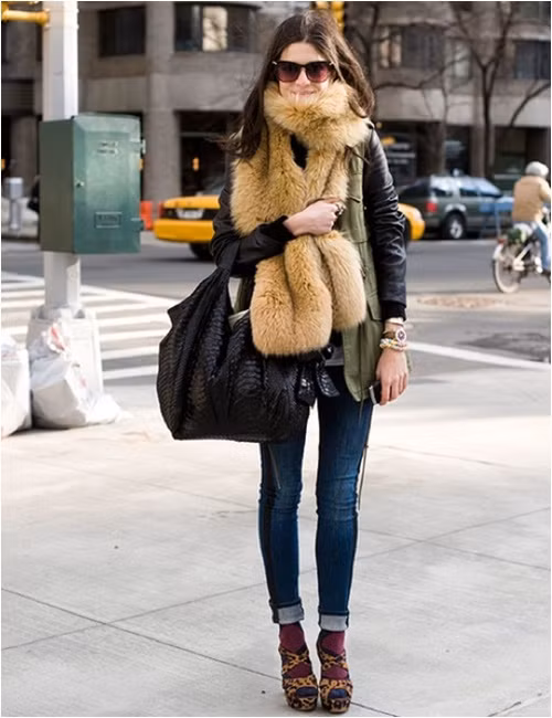 khăn quàng, mùa đông, phong cách