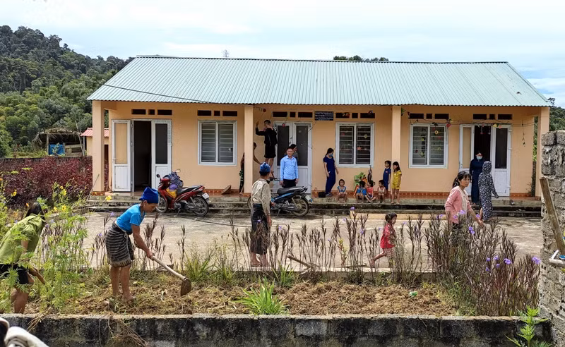 Điểm trường lẻ bản Nà Đang - Trường Mầm non Lâm Phú.