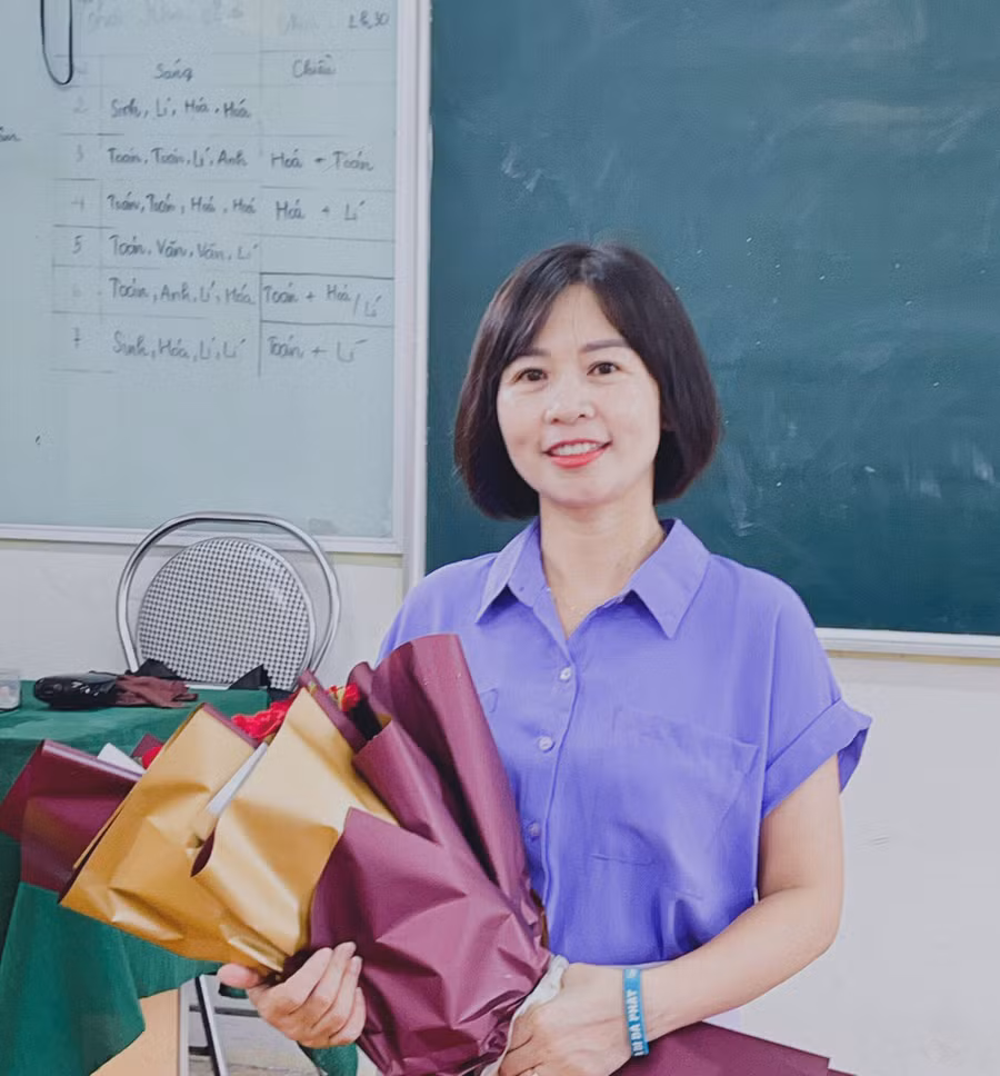 Cô Nguyễn Lệ Quyên - giảng dạy môn Sinh học, Trường THPT Bỉm Sơn (thị xã Bỉm Sơn, Thanh Hóa).