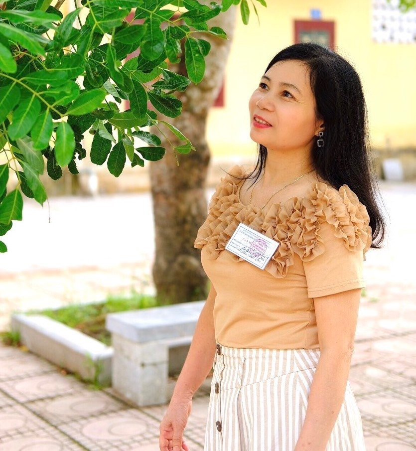 Cô Lê Thị Ngọc Hà, giáo viên Trường THPT Chu Văn An (Thanh Hoá).