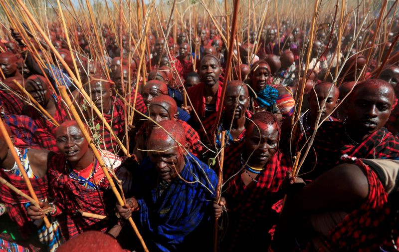 Kinh ngạc lượng thịt khổng lồ trong đại tiệc thịt của người Maasai ảnh 2 Kinh ngạc lượng thịt khổng lồ trong đại tiệc thịt của người Maasai ảnh 2