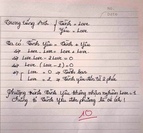 Bài toán khiến người đang yêu đơn phương "khóc thét"