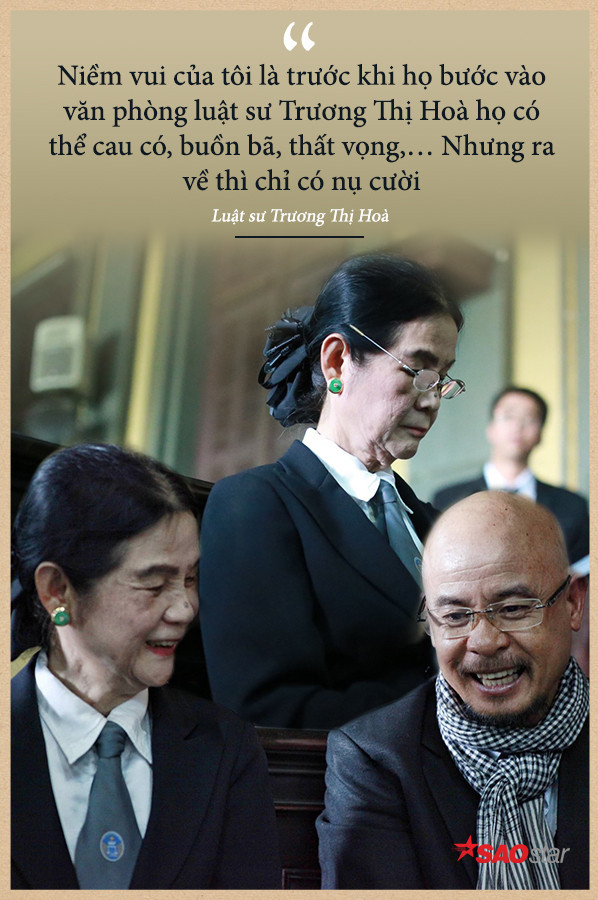 Bà luôn gieo niềm lạc quan cho mọi người.