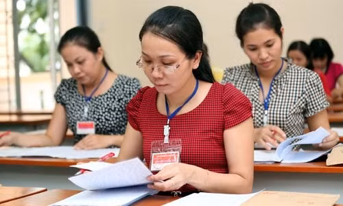 Công tác chấm thi đảm bảo tiến độ, nghiêm túc, đúng quy chế