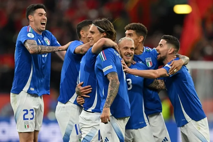 Lịch thi đấu bóng đá 29/6: Italia - Thụy Sỹ tại vòng 1/8 EURO 2024