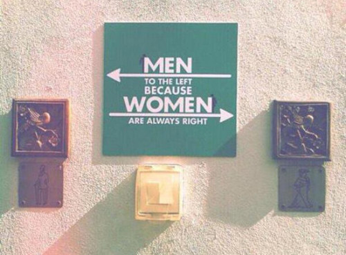 Đàn ông đi bên trái vì phụ nữ luôn luôn đúng… Đàn ông đi bên trái vì phụ nữ luôn luôn đúng&