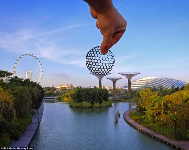 Các điểm đến lạ mắt khi được cắt ghép hình giấy