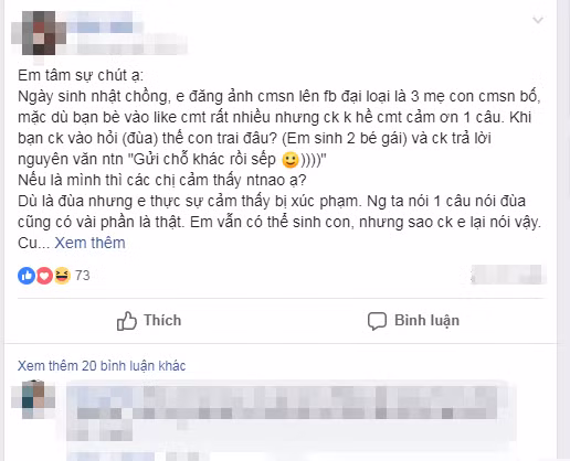 dan mang hien ke giup vo sinh 2 con gai tri chong vo tam noi dua “gui con trai cho khac roi” hinh anh 1