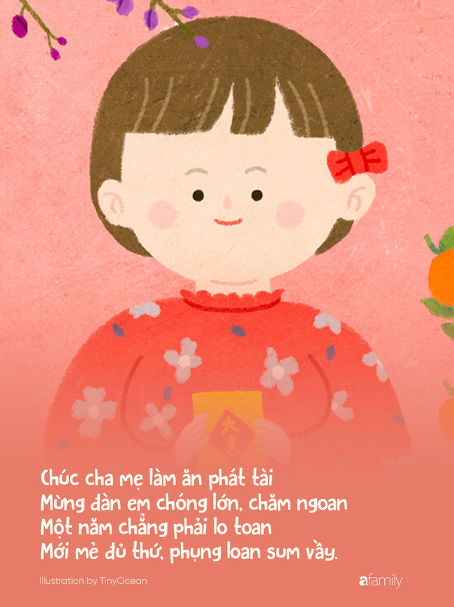 15 bài thơ chúc Tết đơn giản, dễ thuộc cha mẹ nên dạy bé - Ảnh 3. 15 bài thơ chúc Tết đơn giản, dễ thuộc cha mẹ nên dạy bé - Ảnh 3.