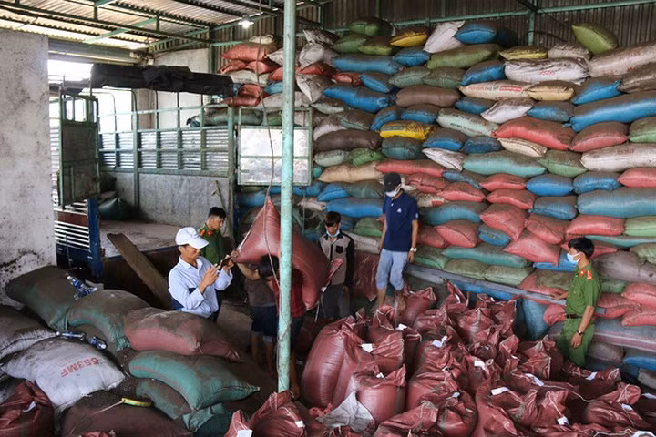 Cơ sở sản xuất cà phê ở Đắk Nông của bà Nguyễn Thị Loan. Ảnh: Dân Trí