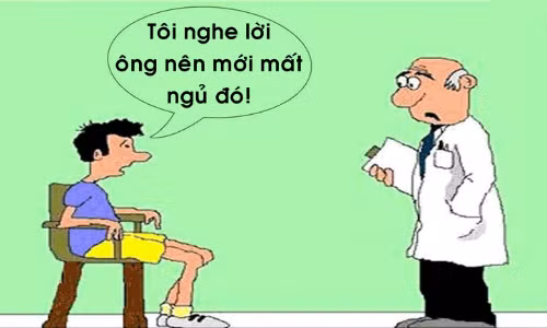 Mất ngủ vì nghe lời bác sĩ