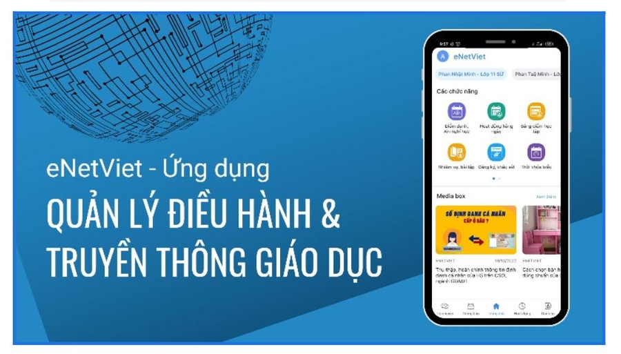 eNetViet – “Siêu ứng dụng” chuyên biệt hỗ trợ chuyển đổi số trong giáo dục 