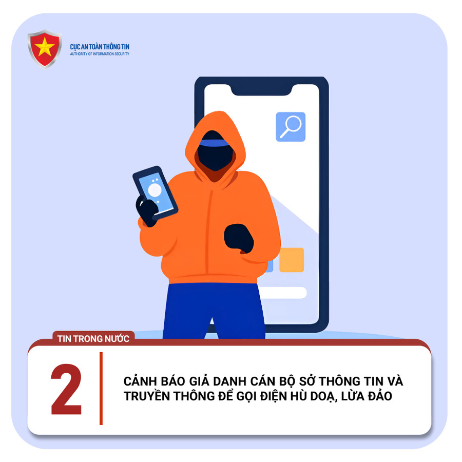 Giả mạo cán bộ ngành Thông tin truyền thông để lừa đảo. Giả mạo cán bộ ngành Thông tin truyền thông để lừa đảo.