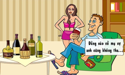 Đừng bao giờ dịu dàng với chồng bợm nhậu 
