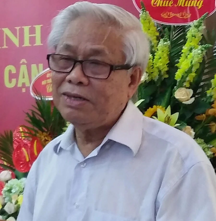 Nhà thơ Vũ Quần Phương. Ảnh: Bình Thanh