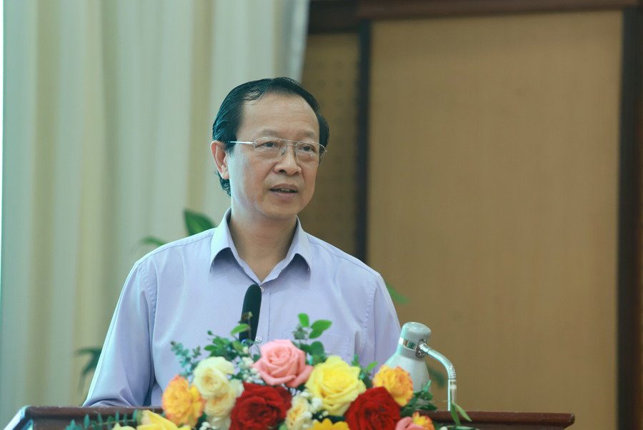 Thứ trưởng Phạm Ngọc Thưởng phát biểu kết luận hội nghị.