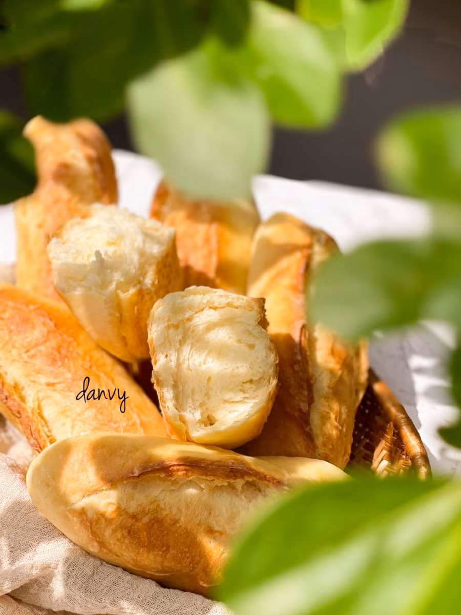 Cách làm bánh mì nhàn tênh không cần nhồi bột ảnh 1