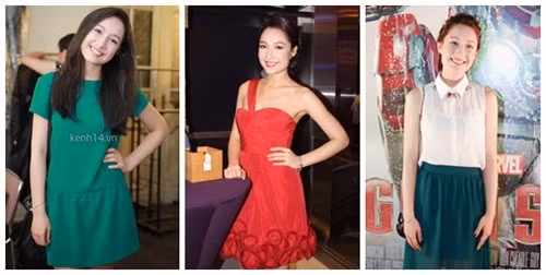 Cô thích những màu sắc trung tính, có kiểu dáng đơn giản tôn lên nét dịu dàng nhưng không kém phần trẻ trung. Con gái lớn xinh đẹp và sành mốt của nhà sao Việt