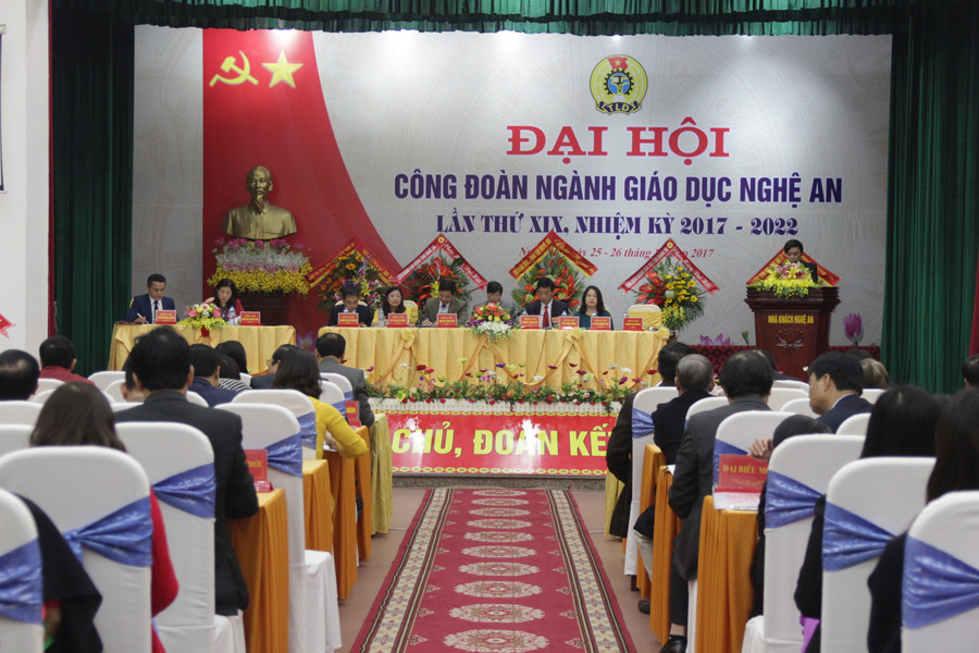 Đại hội công đoàn GD Nghệ An nhiệm kỳ XIX