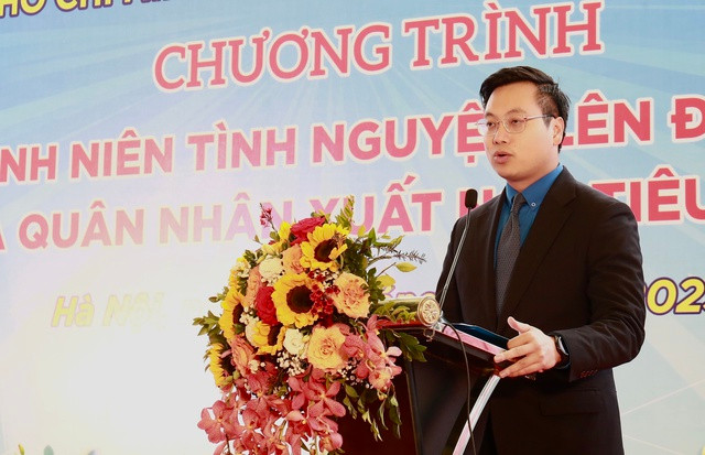 Anh Trần Quang Hưng phát biểu tại chương trình. Anh Trần Quang Hưng phát biểu tại chương trình.