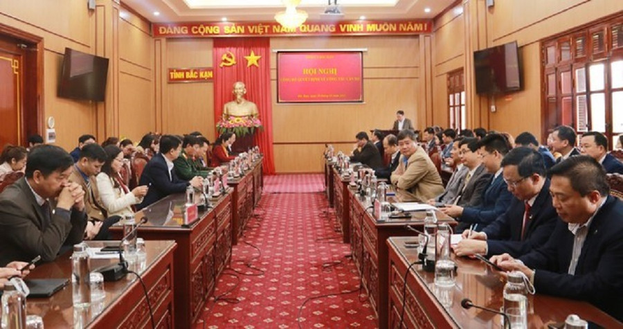 Hội nghị công tác cán bộ. Hội nghị công tác cán bộ.