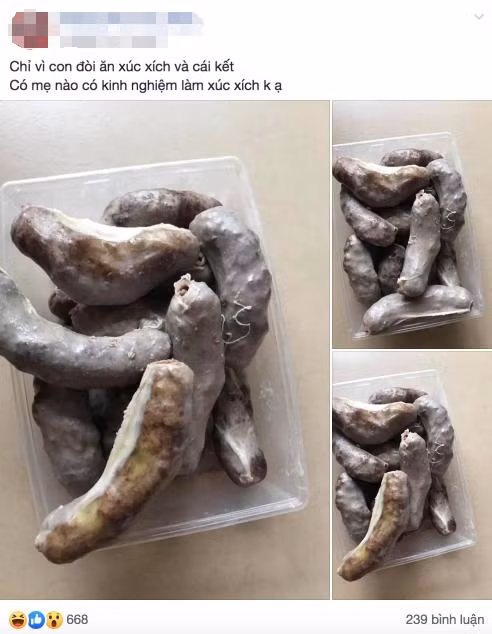 Bài đăng của chị H.P.T đã khiến nhiều người hoảng hốt.