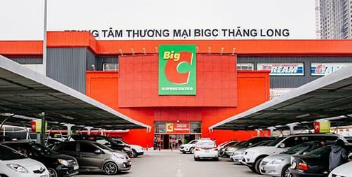 Bên ngoài trung tâm thương mại của Big C ở Hà Nội. Ảnh: Big C Bên ngoài trung tâm thương mại của Big C ở Hà Nội. Ảnh: Big C