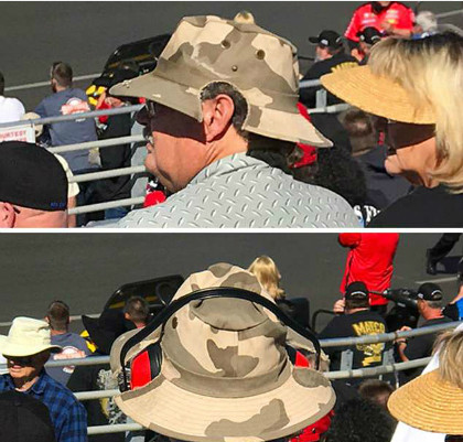 Khoét mũ mang giúp ông chủ có thể đeo tai nghe tùy thích.