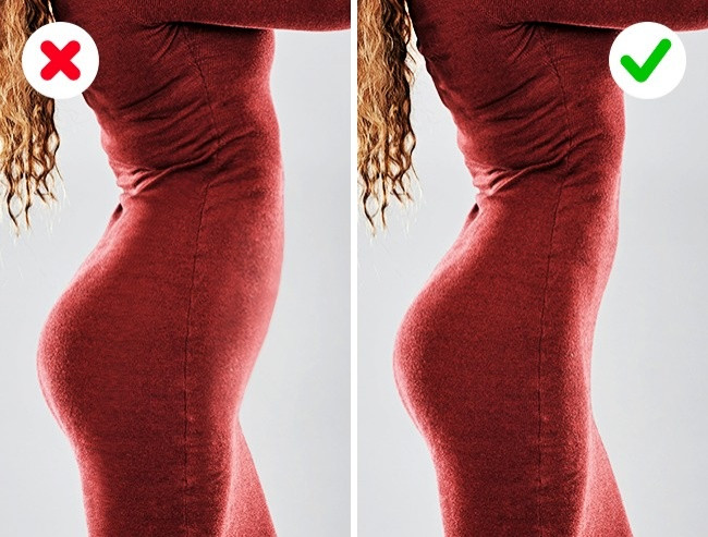 6. Nên sử dụng nội y định hình (shapewear) Một chiếc shapewear tốt và phù hợp trang phục bên ngoài có thể khiến người mặc thốt lên thích thú khi ngắm mình trong gương. 6 mẹo thời trang giúp bạn trông thon gọn hơn - 6