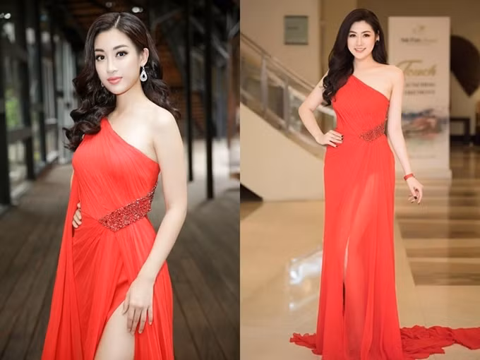 Những lần "đụng" váy của Hoa hậu Đỗ Mỹ Linh