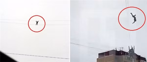 Nga: Nam thanh niên tử vong khi cố thử đi trên dây cáp ở độ cao 30m