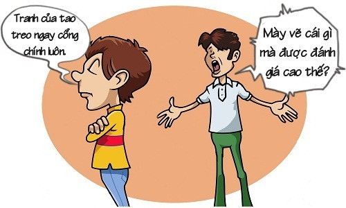 Khi họa sĩ chém gió 