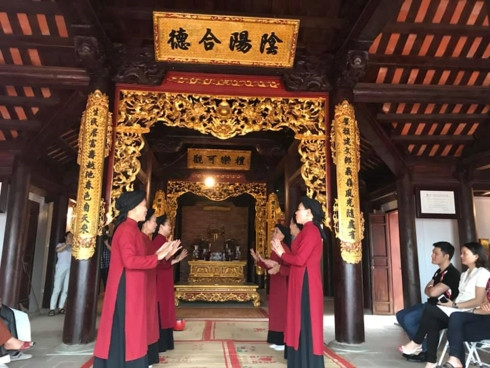 hát xoan làng cổ dịp lễ giỗ tổ hùng vương hình 2 hat xoan lang co dip le gio to hung vuong hinh 2