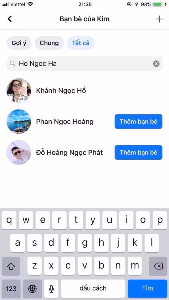 Hồ Ngọc Hà - Kim Lý đã hủy kết bạn trên facebook cá nhân.