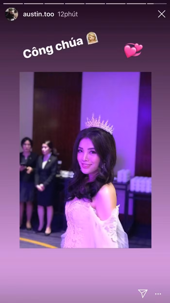 Rich kid Claret Giang Lê xinh tựa công chúa trong lễ cưới bên dàn siêu xe khủng Rolls-Royce ảnh 1