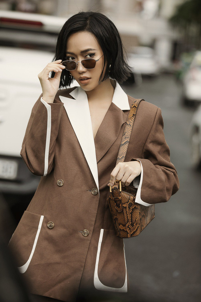 Diệu Nhi diện trang phục gợi cảm, gây chú ý với tóc ngắn cá tính - Ảnh 5. Diệu Nhi diện trang phục gợi cảm, gây chú ý với tóc ngắn cá tính - Ảnh 5.