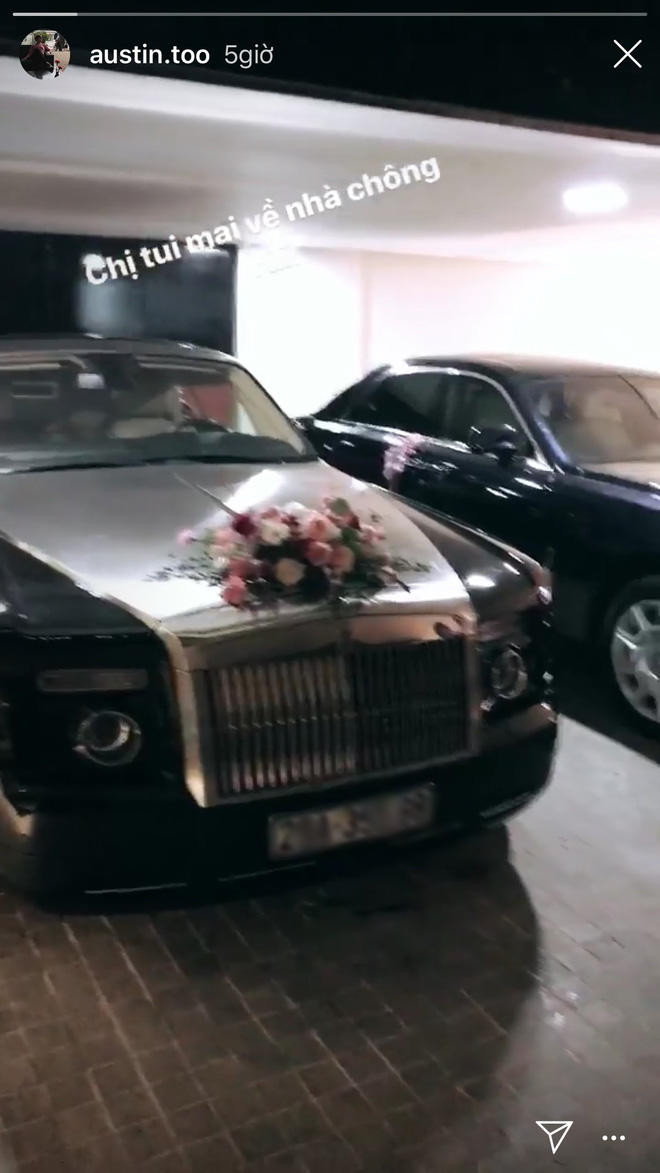 Đám cưới toàn siêu xe gây sốt của Rich kid Claret Giang Lê ảnh 6 Rich kid Claret Giang Lê xinh tựa công chúa trong lễ cưới bên dàn siêu xe khủng Rolls-Royce ảnh 6