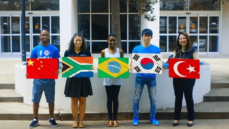 Sinh viên quốc tế tại Mỹ. Ảnh: Global Atlanta