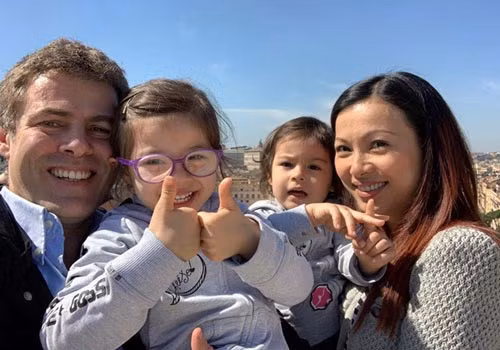 Gia đình Hoa hậu Ngô Mỹ Uyên.