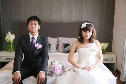 Đám cưới của Lưu Hương Giang và Hồ Hoài Anh cách đây 10 năm.