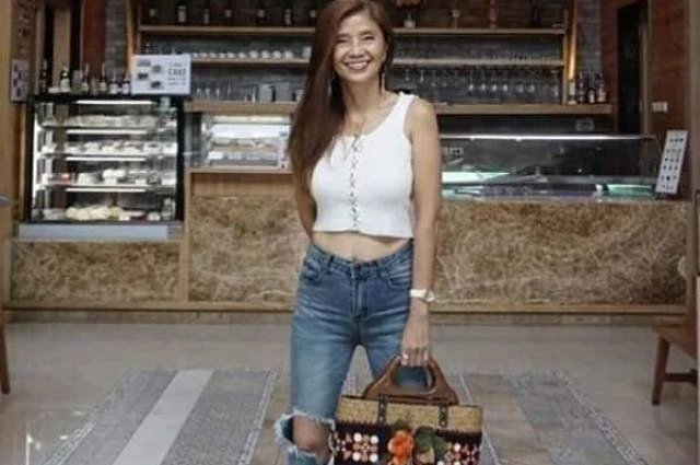 Hình ảnh cụ bà có thân hình như gái đôi mươi.