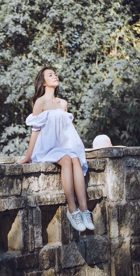 Từ khi sang Mỹ, nữ ca sĩ chia sẻ nhiều hơn về cuộc sống bình yên bên con giá Gia Bảo.