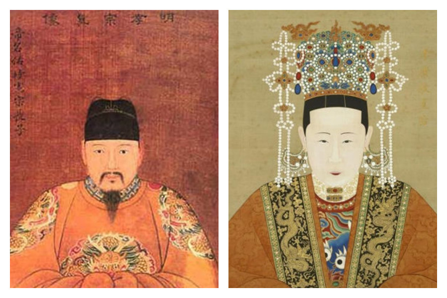 Hoàng đế chung thủy nhất lịch sử Trung Hoa: Hậu cung chỉ duy nhất một hoàng hậu ảnh 1 Vua Minh Hiếu Tông và Trương hoàng hậu