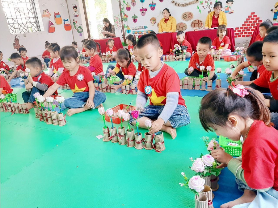 Phần thi thực hành hoạt động giáo dục.