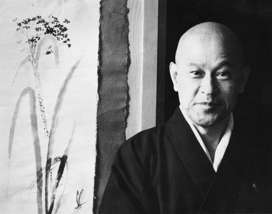 Chân dung thiền sư Shunryu Suzuki Roshi.