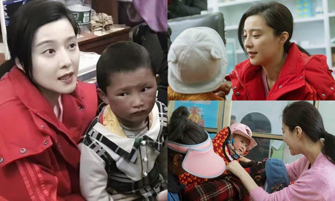 Hình ảnh Phạm Băng Băng gần gũi, thân thiện trong chuyến từ thiện. Hình ảnh Phạm Băng Băng gần gũi, thân thiện trong chuyến từ thiện.