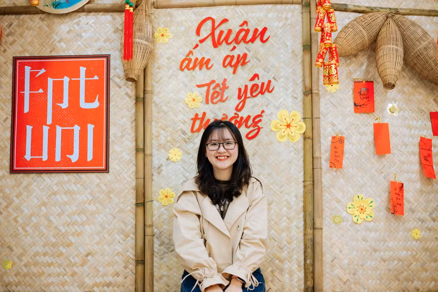 Ghi lại những hình ảnh tuyệt đẹp tại khu vực trang trí Tết.