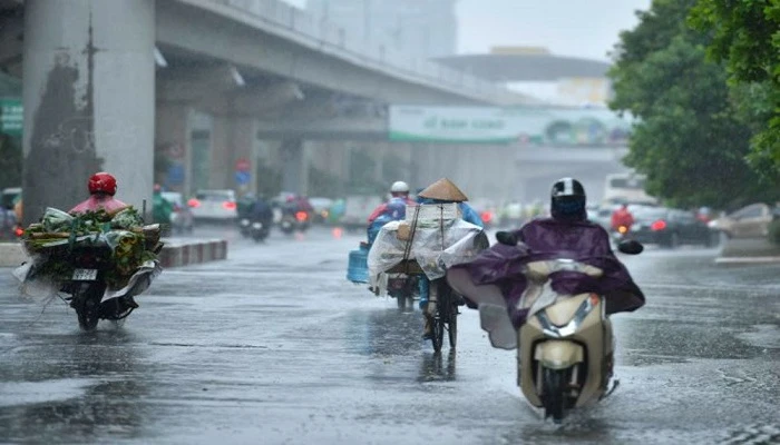 Thời tiết hôm nay trời dịu mát, nhiều nơi có mưa rào và dông