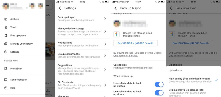 Cách nén ảnh và video trên Google Photos để tiết kiệm không gian lưu trữ